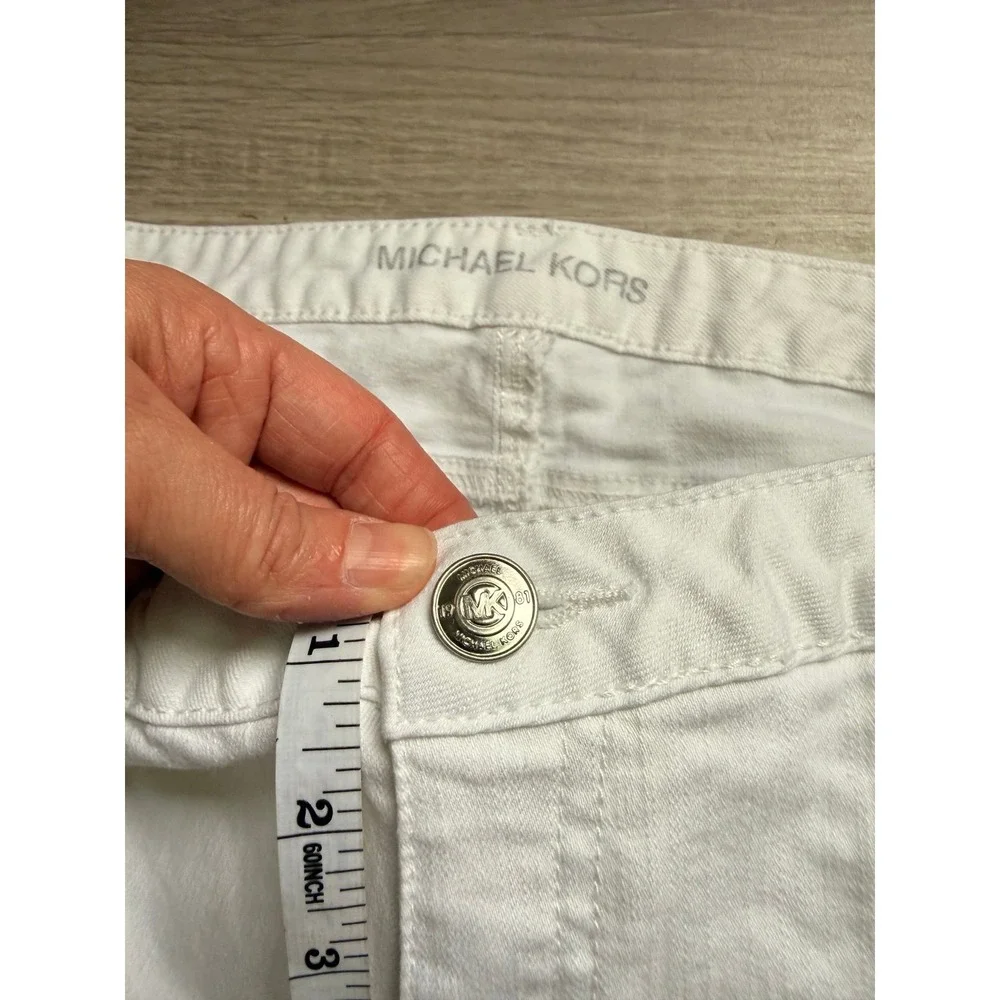 Michael Kors women's white jeans pants size 6‎